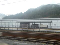 向こうに見えるのは赤沢森林鉄道？ミニチュア？