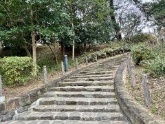 石段を上ります。