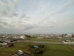 6時30分 お部屋と反対側の田園風景が広がっています。
今日は東大寺周辺をじっくり、そして鹿と戯れたいので早めに出発します！