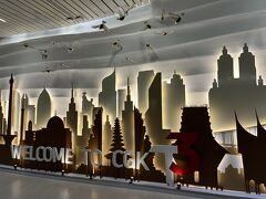 スカルノハッタ空港に到着しました。
空港は近代的でとてもきれいでした。