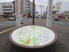 桜井駅前の案内図