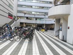 旧国技館跡はマンションの駐輪場に
