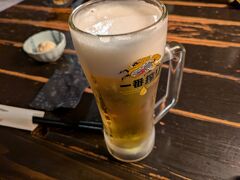 生ビールで乾杯