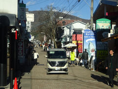 旧軽銀座。ここも歩いたな～
もとは中山道の軽井沢宿。