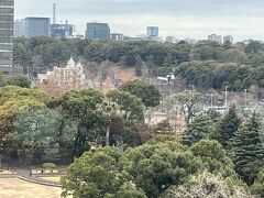 　とりあえず上から街を眺めます。
　緑がいっぱい、日比谷公園。