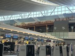 羽田空港にリムジンで到着。
とても快適です。

セルフチェックインをして、スーツケースもセルフバッグドロップにて。
なんでも機械で完結。
時代は変わったよねー