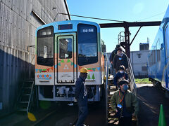 　体験乗車は転車台に乗って回ったところで終了だ