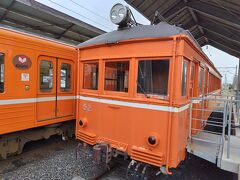 ここには、旧型車両が保存されています。