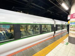 ９時上野発の特急電車に乗り込みます。指定席は満席とのアナウンス。

新宿バスタ発のバス利用が乗り換えなくて楽なのですが、草津バスターミナルまで約４時間かかるのは流石に体に負担がかかるからなあ。
