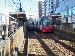 のんびりと路面電車に揺られて町屋に到着
京成で２駅関屋へ、東武で牛田から東向島へ