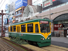 天文館通から市電に乗って