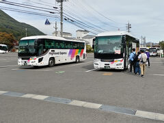 駅前でバスに乗り換え☆

ちなみに、電車もバスも「アルピコ交通網」