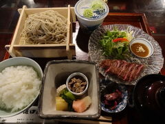 飛騨高山といえば、飛騨牛でしょ！
飛騨牛とおそばのセット、美味しかった！
飛騨牛柔らかい～♪