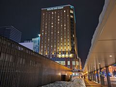 旭川での定宿、ホテルルートインGrand旭川駅前へ向かいます。