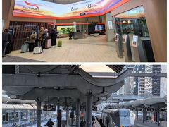 オスロ中央駅からは、10分おきにオスロ国際空港行きのエアポートエクスプレスが出ています。
改札は無く、Webでチケットを購入済みなので、そのままプラットホームに停まっている電車に乗り込みます。