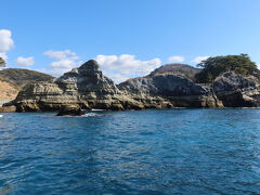 桟橋を出港した遊覧船は最初、沢田公園、枯野公園の沖を南下し、竜宮島の近くでUターンして北上