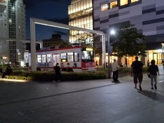 富山駅に着いたら外は真っ暗