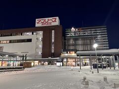 弘前に到着。ほぼ定刻。maasを持っていればホテルまでバスで行けるのだが、やむなく歩き。