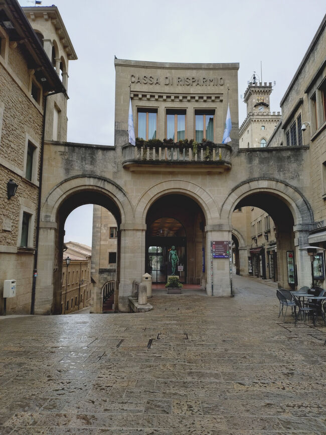 サンマリノ共和国の旧市街<br />とりあえずグアイタ塔に向かうことに。