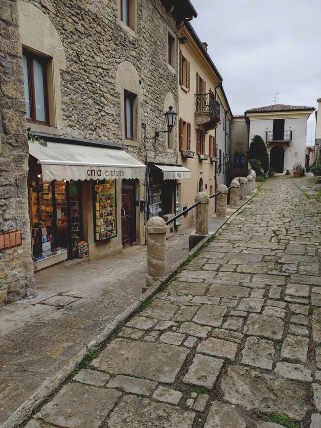 サンマリノ共和国の旧市街<br />