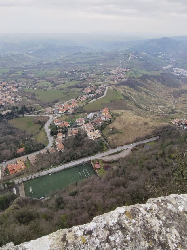 グアイタ塔からチェスタの塔へと歩いている途中。