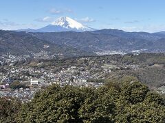 富士山も見えました