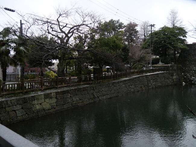 福井城の北側にある北不明御門跡です。