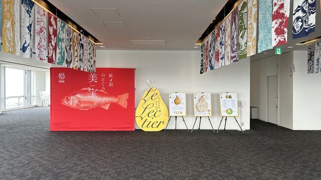 暖簾オブジェ展を開催中でした。