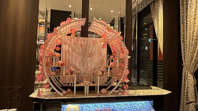 ロビーのオブジェ