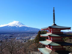 2月始めに行ったのは、世界の人に大人気の新倉山浅間公園。
この景色を見ながら思った。日本人は自然の中の富士山を好むが、外国の人たちは街と共にある富士山が好きなのかしら。とにかく、富士山の円錐形の単純な形は、どんなものとも相性が良い。それをはっきり示してくれたのは、あの葛飾北斎の富嶽三十六景だ。まさに自然遺産にして、文化遺産。
