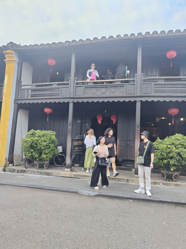 フンフーンの家、ホイアンは外国人居留地があったので、ベトナム戦争の時に攻撃されず、建物が残ったそうです