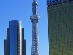 ●吾妻橋から

スカイツリーも青空に映えています！