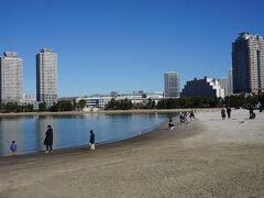 ●お台場ビーチ＠お台場海浜公園

以前、いつ来たのか覚えてない「お台場」
ビーチとかあるんですね…（笑）。