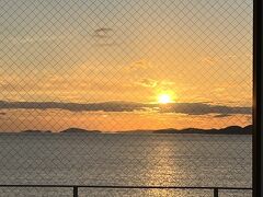 ホテルからの夕焼け