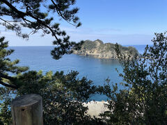 堂ヶ島遊歩道　展望広場

見えている島は象島（手前）と中ノ島