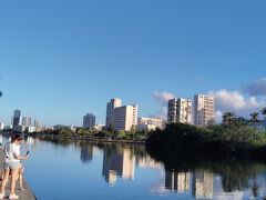 今日もアラワイ運河沿いを朝散歩。