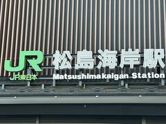 ちょっと早いけど、歩き疲れたのでこの辺で松島とお別れ

ホテルに荷物取りに帰って松島海岸駅から仙台駅へ