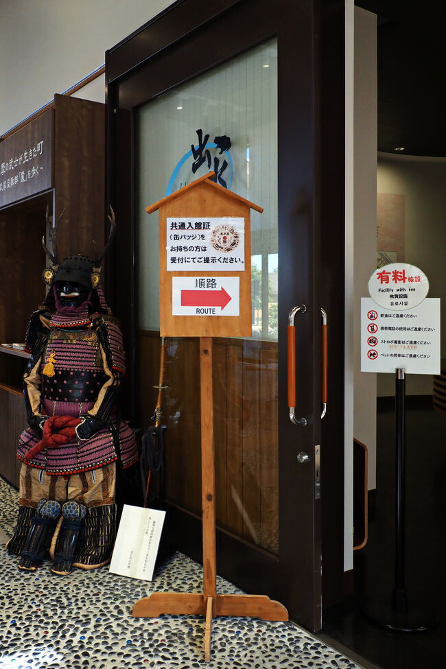 缶バッジを見せて有料ゾーンを見学する。