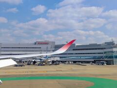 羽田から2時間後、ほぼ定刻通り福岡空港に着陸しました！