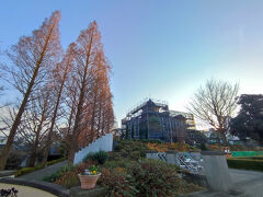 あいにく「外交官の家」は修復中でしたので、中は見られませんでした（たぶん、もう完了しているはず。要確認）。

写真右手が修復中の外交官の家。