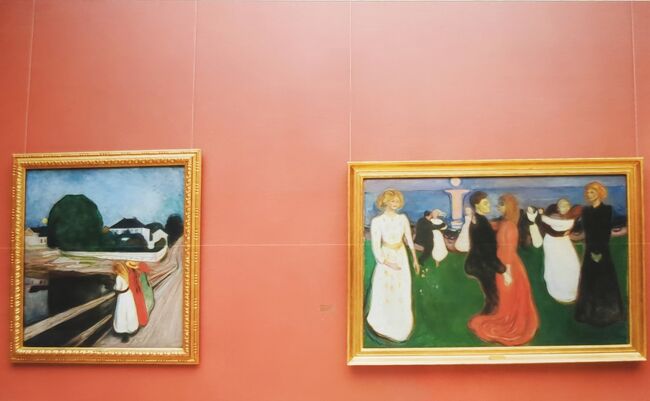 ムンクの「The Girls on the Bridge」