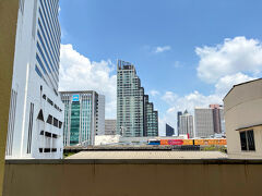 ホテルの部屋からの眺め