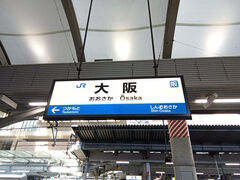 米原で下車し、新快速に乗り換えて大阪へ行きます。思ったほどは混雑してはいなかったです。
