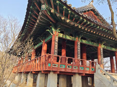 夕焼けを観に梧木台まで上がってきました。
韓屋の町並みが美しいかな、と思って。