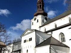 【別角度から】
実はこの教会の中に入って、機械で入場料(2€×2人)を払いました。でもレシート発行するを選んだはずなのに出て来なくて、チケットのような物も発券されなかったんです。画面表示では支払い完了！って出たのに。どうしたら良いのか聞こうにも係員さんは他の方の対応で忙しいみたいで、その場から祭壇が遠目に見えたからいっか、という事ですぐ出てきました。カード利用明細にも載ってたから、ここでちゃんと支払ったのは確かなんだけどなあ。

また鳥が一匹飛んでます。フォートラベルに投稿すると画質落ちるから白い点にしか見えないけど。