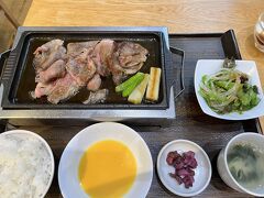 ■成田国際空港第1ターミナル

お昼ご飯はプライオリティパスで利用可能な「肉料理 やきすき やんま」へ。

プライオリティパス専用メニューがあり、すき焼きを頂くことができました。

薄切りの牛肉が3枚乗っていましたが、あっという間にペロり。

これが無料で食べられるので、プライオリティパスは持っていて損のないカードだと思います。