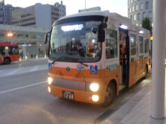 新潟市観光循環バスで駅に戻る