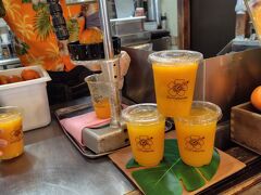 レンタカーで沖縄海洋博公園へ向かいます
おんなの駅なかゆくいで休憩
タンカンの手搾りジュース、めちゃくちゃ美味しかったです！！
