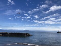 最後はなぎさ公園で海を見て伊東を離れます。
ドクターヘリが飛んできてた。
