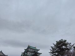 以前はお城に上れたのですが、数年前から耐震性の関係で上れなくなったそうです。金シャチに座って写真撮るのをちょっと楽しみにしていたのですが…